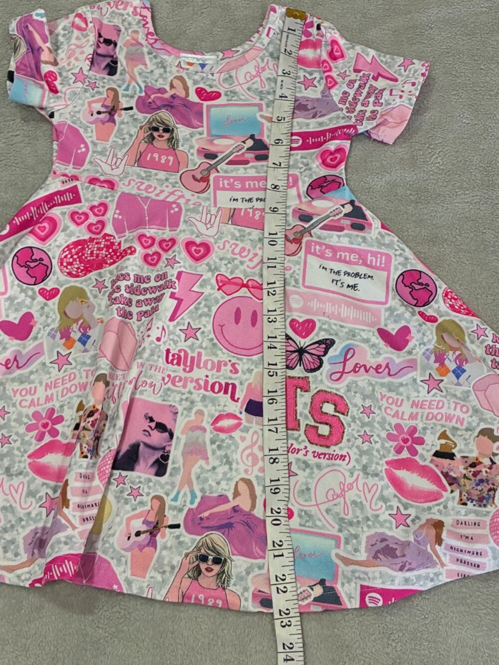 Taylor Swift Baby Doll Dress Girls Size 4 - Picture 6 of 7